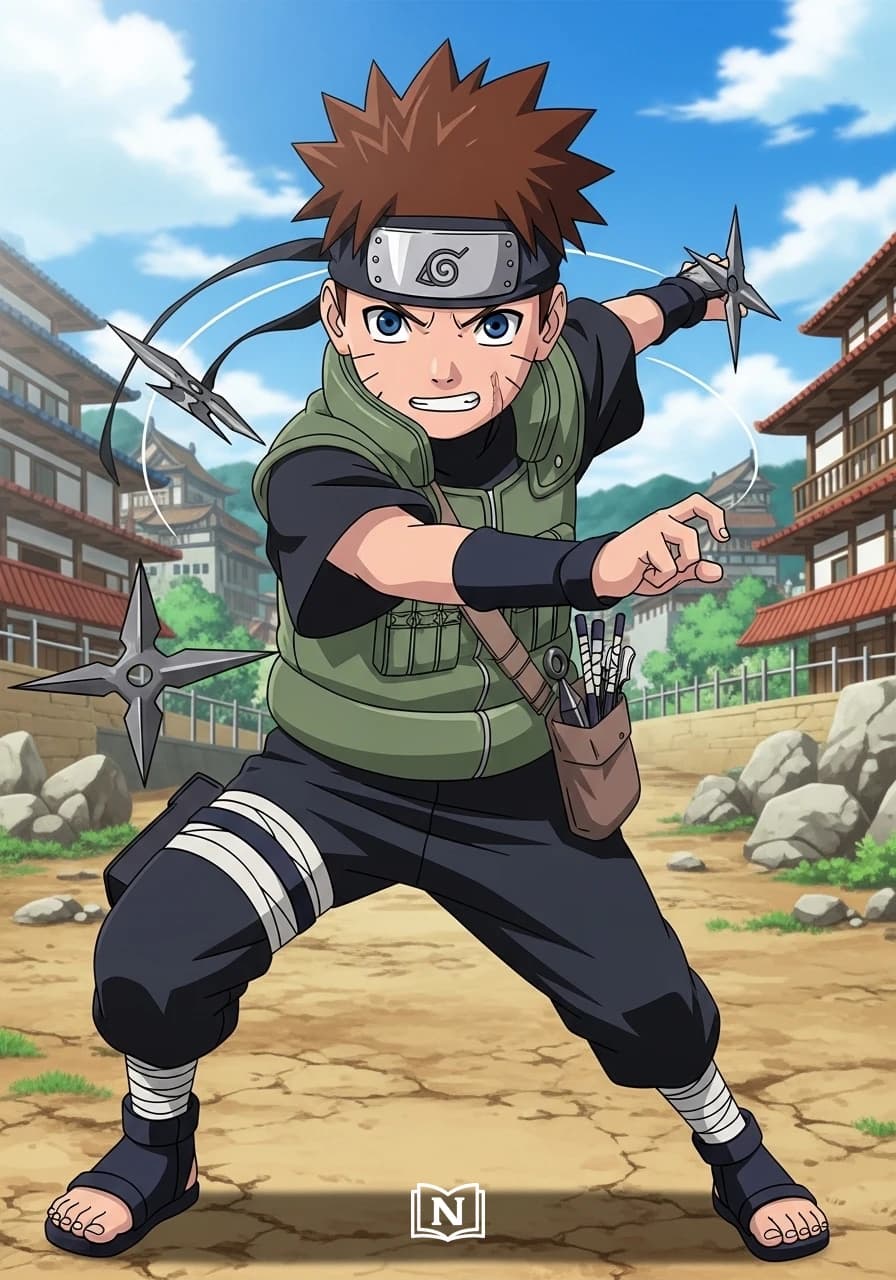 Naruto: Thrown Into the Leaf Novel